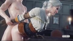 play Süßes Teen Ciri bei intensiver Hardcore-Begegnung