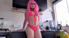 play 纹身拉丁青少年渴望深肛门和奶油