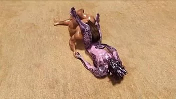 Reproducir Pene negro enorme entintado follando con un tío blanco