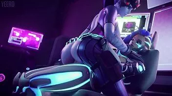 Play Overwatch widowmaker gets her ass fucked