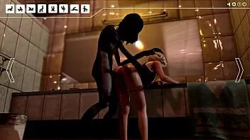 播放 无尽的 3d 性爱不可思议的海伦 y 紫罗兰女同性恋怪物