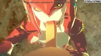 Reproducir Sableserviette link y mipha legend of zelda aliento de la mamada salvaje