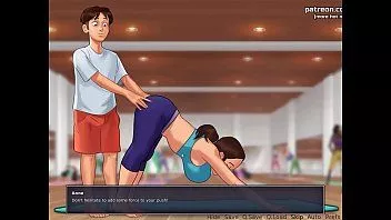 تشغيل مجموعة ثلاثية رائعة مع جبهة مورو قرنية l لحظات اللعب الأكثر جاذبية الخاصة بي l Summertime saga [v0.18.2] l part # 20