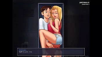 Abspielen Heißer Sex mit einer Milf in einem Kuhanzug l meine heißesten Gameplay-Momente l Sommersaga[v0.18.2] l Teil #13