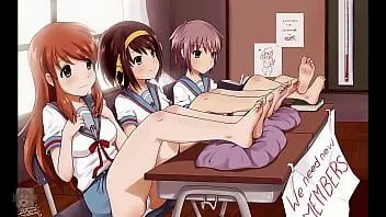 play アニメの足がチャレンジ3youranimeaddictionをジャークオフ
