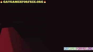 تشغيل 3d خشب الأبنوس رجل الاطفاء يحصل مارس الجنس في الحمار - 3d free gay game
