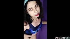 تشغيل خنثي الحسية DaniTheCutie's Wet and Wild Solo تلعب مع دسار