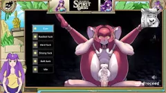 Afspelen Gaming VTuber Mipha met grote lullen laat je klaarkomen in anime hentai-ontmoeting