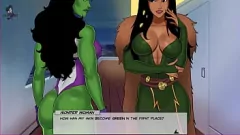 play DC Comics Something Unlimited: Eine animierte Dreier-Orgie mit Wonder Woman, SheHulk und Harley Quinn