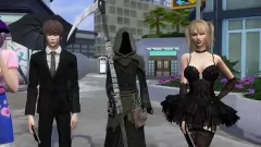 play Emo Teen Misa wird mit Sensenmann in einem Anime-Hentai-Porno ungezogen