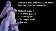 চালান JOI হেনতাই অভিজ্ঞতা: Widowmaker Overwatch ফ্রেঞ্চ Futa অ্যাকশন