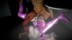 Reproducir Anime FUTA 3D con cabello rosa folla detective en arreglo