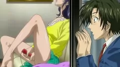 Reproducir El placer prohibido de la madrastra: atrapado masturbándose en el cielo de anime