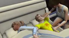 play Ukryty loda: animowany trójkąt z wielkimi kutasami i squirting