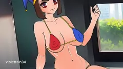 再生 ヘンタイアニメ分析：ポンニのサーカスのセックスは、大きな雄鶏とクリームパイで毛細い