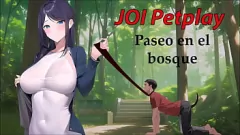 Reproducir BDSM Hentai: entrenamiento anal Joi con esclavo con correa