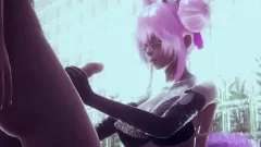play Hentai Unleashed: Orgie de cosplay 3D animée avec de grands ânes et de gros seins