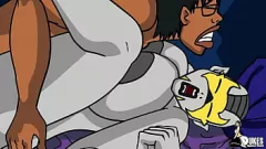 Abspielen Human und Anime Alien in intensive interraciale Begegnung