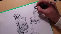 Abspielen Die schmutzige Fantasie des heißen Latina-Mädchens: Porno-Cartoon-Kunstskizze