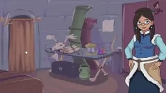 play Мультфильм лесбиянок демонстрируют четыре элемента способности в явном хентайском игре