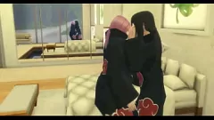 Play Naruto & Hinata Cuckold: Sakura & Konan's Intense Threesome - Hentai Anime