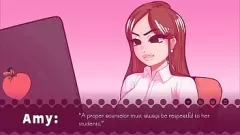 Play Redhead and Brunette Lesbians in Sexy Hentai Encounter - Kissing Therapy Proper Counseling Part 1
