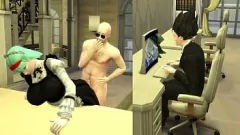 تشغيل غش الزوجة بولما فرضت على الجنس 3D الشرجي من قبلها المنحرف دراغون بول هينتاي نترار