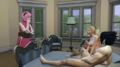 Play Cuckold Sakura Catches Ino & Sasuke in a Forbidden Naruto Hentai Encounter