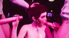 Oynat 3D Anime Hentai Orgy: Bir Kulüpte Gençlerin İlk Çifte Girişi