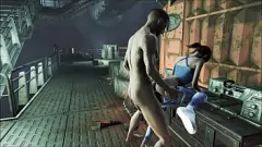 播放 在这款《辐射 4》卡通色情冒险中，体验可爱性感的黑发无尽荡妇的惊心动魄旅程