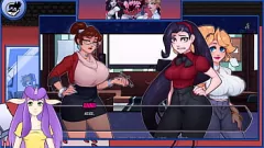 Abspielen Heiße lesbische Succubus-Vampire in einem geilen Hentai-Pornospielabend mit großen Brüsten und Muskeln