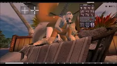 Redare Bucurându-te de o întâlnire vaporoasă pe plajă cu un lup orb într-o aventură hentai din Second Life